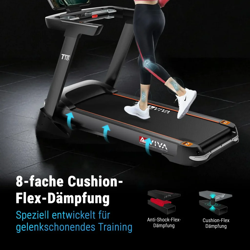 Laufband Smart T18 Pro – Cushion Flex Dämpfung