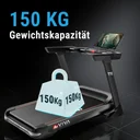 Wysoki udźwig i stabilna rama bieżni AsVIVA Smart T18 Pro dla dużej wagi użytkownika