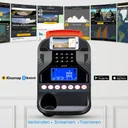 Wyświetlacz LCD steppera AsVIVA ST4 z podglądem wszystkich ważnych parametrów treningu