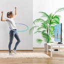 Modelka prezentuje efektywny trening mięśni brzucha z obręczą Hula-Hoop AsVIVA HH1