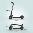 Wymiary i gabaryty hulajnogi elektrycznej E-Scooter AsVIVA ES01 w skrócie