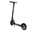 Rozłożona hulajnoga elektryczna E-Scooter AsVIVA ES01 – widok z przodu z ukosa z solidnym podestem