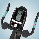 Czujniki tętna na kierownicy trenażera AsVIVA Speedbike Power Trainer S8 Pro do pomiaru tętna