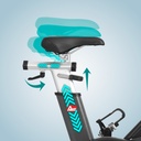 Wielostopniowo regulowane siodełko trenażera AsVIVA Speedbike Power Trainer S8 Pro dla ergonomicznego treningu