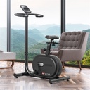 Widok ogólny ergometru AsVIVA Ride H24 jako kompaktowego roweru stacjonarnego do treningu cardio w domu