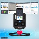 Ergometr AsVIVA Ride H24 kompatybilny z popularnymi aplikacjami fitness do programów treningowych opartych na Bluetooth