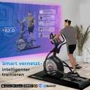 Funkcja Smart Entertainment orbitreka AsVIVA E50 Pro do streamingu i rozrywki podczas treningu