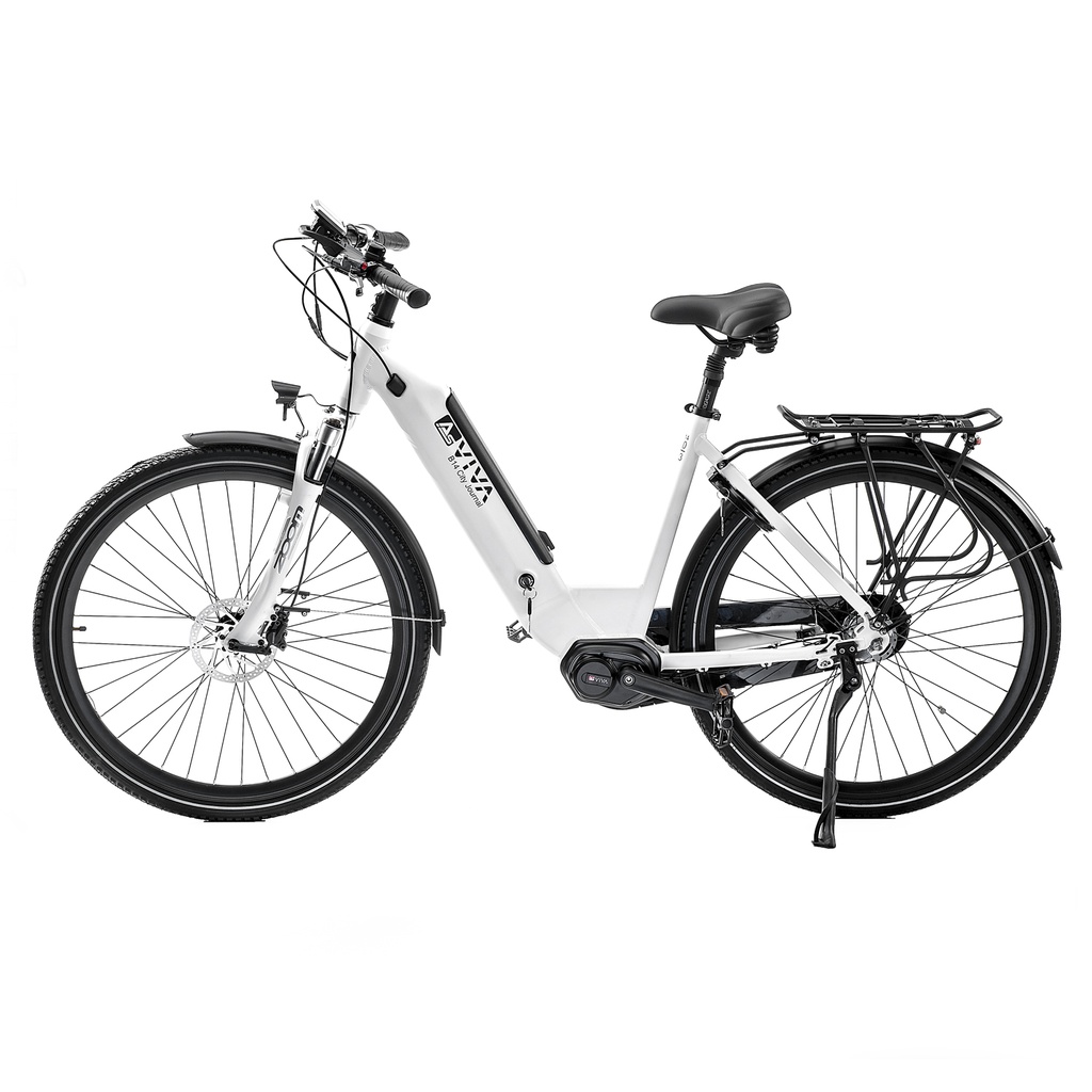 City E-Bike Stadtfalter B14 – 28 cali – biały - widok produktu